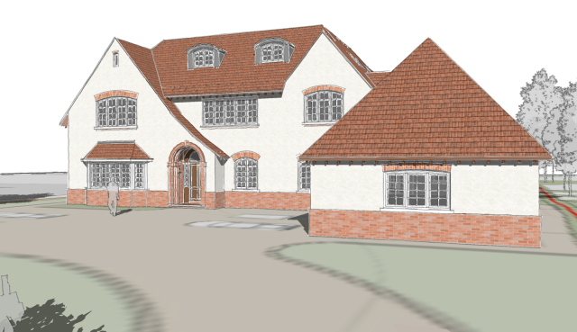 Front render